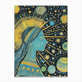 Venus In Space Canvas Print