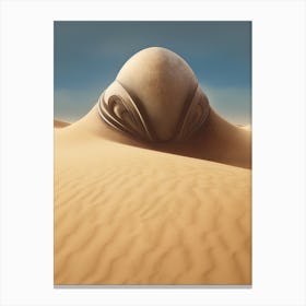Dune Sand Desert Building 6 Canvas Print