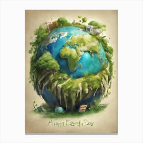 Earth Day Canvas Print