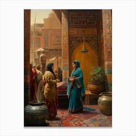 Islamic Women Canvas Print