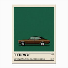 Life On Mars Car Canvas Print