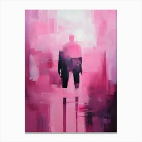 Man In Pink Canvas Print