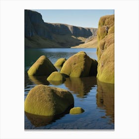 Rocks In The Water 2 Canvas Print