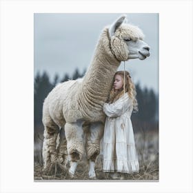 Alpaca Canvas Print