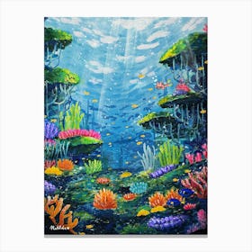 Under the sea, corals Canvas Print