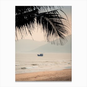 A Boat Of Lang Co Vietnam Canvas Print