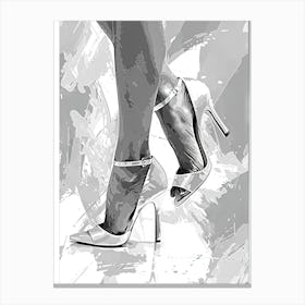 High Heeled Shoes 8 Canvas Print