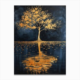 Tree Of Gold Canvas Print