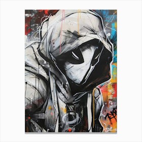 Moon Knight Abstract Canvas Print