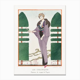 Les Colchiques (1914), George Barbier Canvas Print