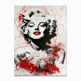 Pop Art Marilyn Monroe 2 Canvas Print