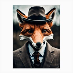 The Dapper Fox Canvas Print