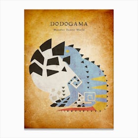 Dodogama Vintage Canvas Print