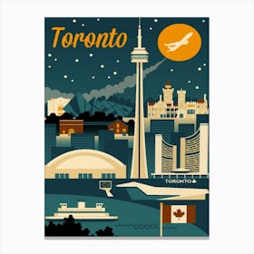 Toronto Skyline Canvas Print