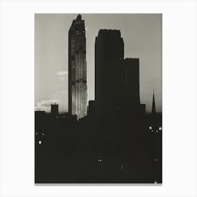 New York From The Shelton (1935), Alfred Stieglitz 1 Canvas Print