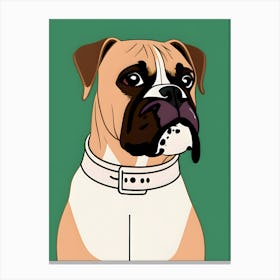 Boxer Dog Canvas Print