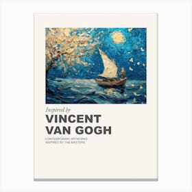 Museum Poster Inspired By Vincent Van Gogh 11 Canvas Print
