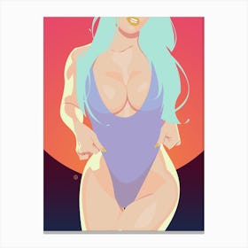 Pierina Sexy girl Canvas Print