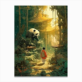 Panda Bear 42 Canvas Print