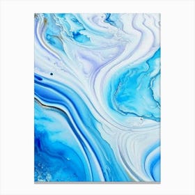 Water Inspired Fantasy Or Surrealistic Art Waterscape Marble Acrylic Painting 2 Canvas Print