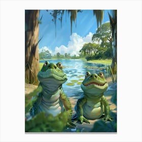 Frogs Canvas Print