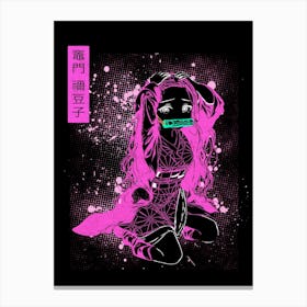 Nezuko Kamado Demon Slayer Canvas Print