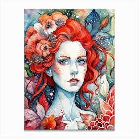 Red Haired Girl 1 Canvas Print