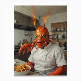 Lobster Chef 2 Canvas Print