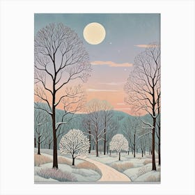 A Frosty Lullaby Canvas Print