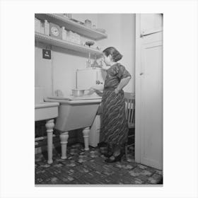 Untitled Photo, Possibly Related To Nathan Katz S Apartment, East 168th Street, Bronx, New York, Mr, Nathan Canvas Print