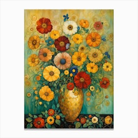 Flowers In A Vase 13 Canvas Print