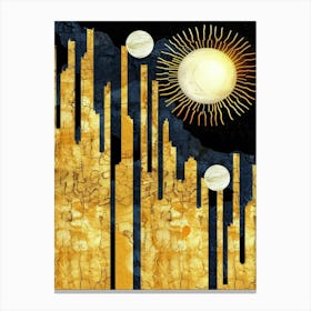 City In The Sun Canvas Print