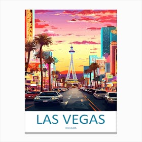 Nevada Las Vegas Travel 1 Canvas Print