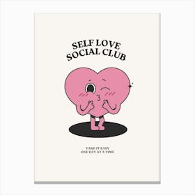 Self Love Social Club Canvas Print