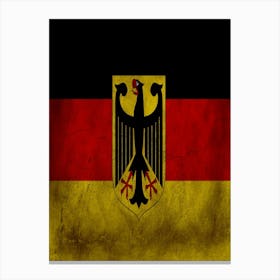 Germany Flag Texture Canvas Print