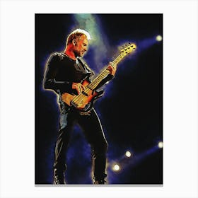 Spirit Of Sting The Police Canvas Print