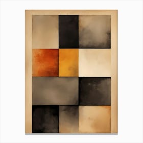 Abstract Geometric Painting (25) 1 Canvas Print