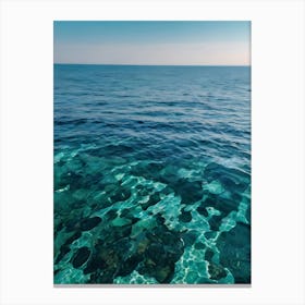 Clear Blue Water Canvas Print