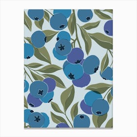 Blueberries Canvas Print