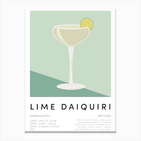 Lime Daiquiri No.1 Canvas Print
