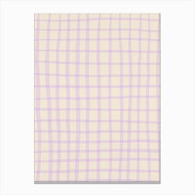 Modern Grid Violet And Grid Toile