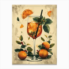 Aperol Spritz Art Print 63 Canvas Print