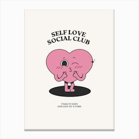 Self Love Social Club Canvas Print