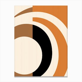 Geometric Whispers: The Bauhaus Language Canvas Print