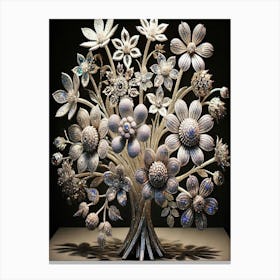 Silver Tree 1 Canvas Print