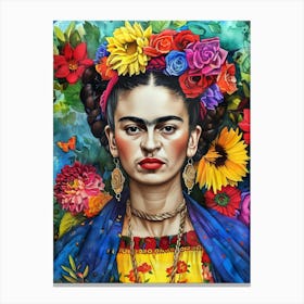 Frida Kahlo 7 Canvas Print