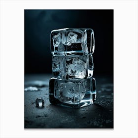 Ice Cubes 1 Canvas Print