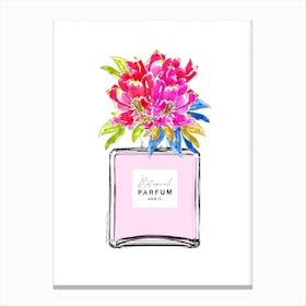 Botanical Parfum Pastel Canvas Print