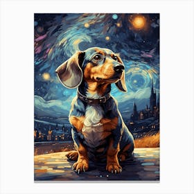 Dachshund Art 1 Canvas Print