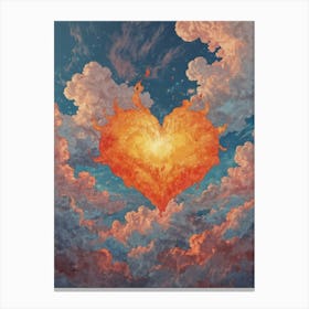 Heart Of Fire 49 Canvas Print